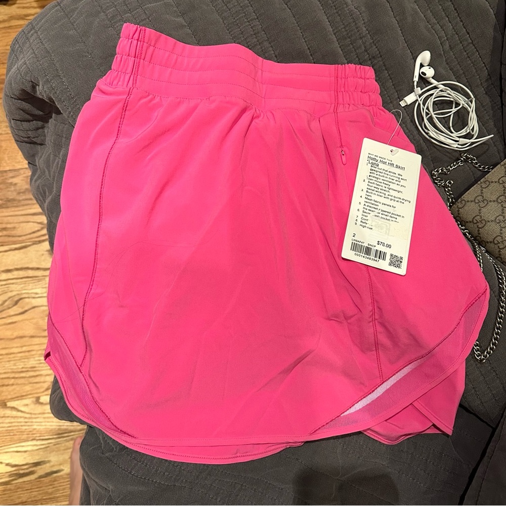 nwt lululemon hotty hot skirt